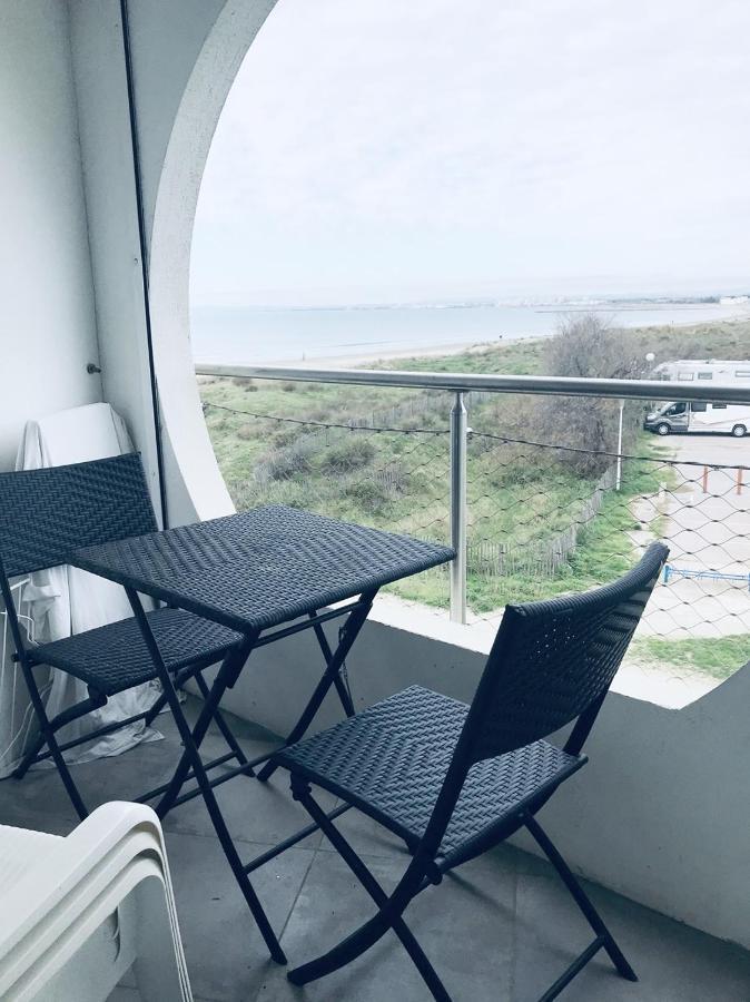As18656 - Grand Studio Vue Mer, Direct Sur Plage Avec Parking Prive Le Grau-du-Roi Exterior foto