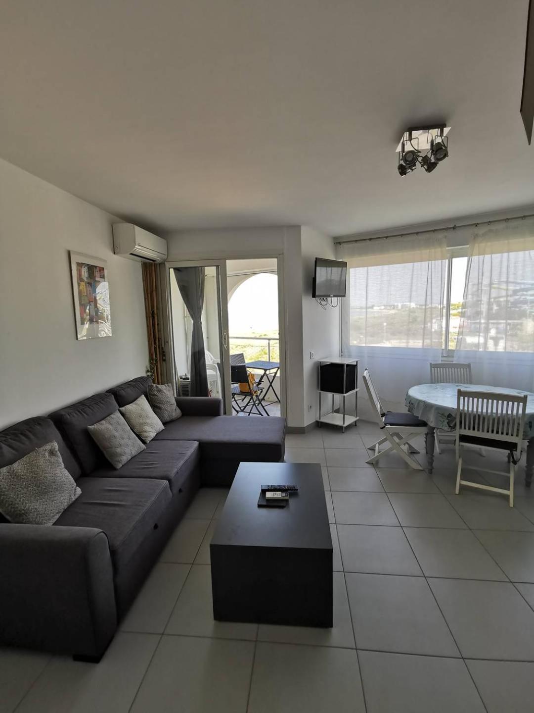 As18656 - Grand Studio Vue Mer, Direct Sur Plage Avec Parking Prive Le Grau-du-Roi Exterior foto